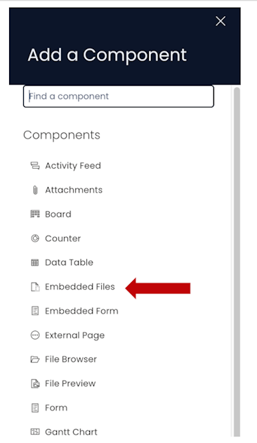 Component list